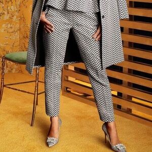 New York & Co. by Eva Mendes Chevron Tailored Pants